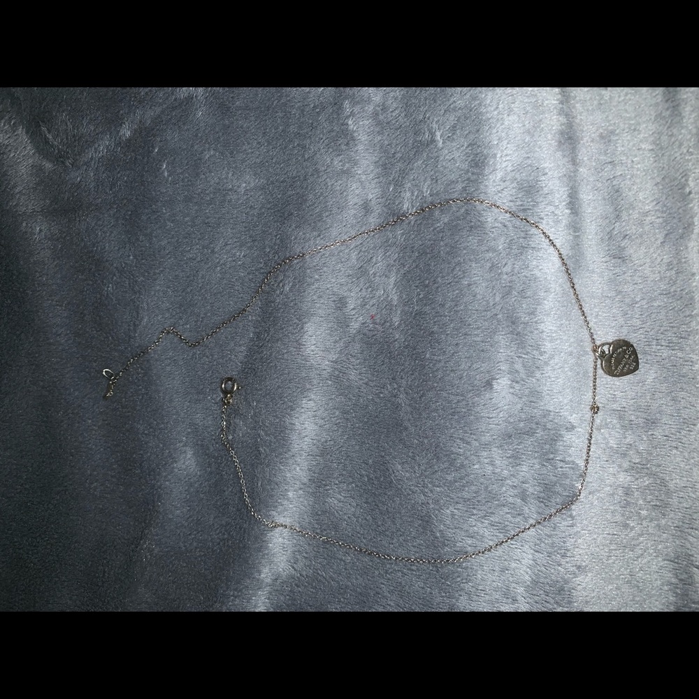 Authentic Tiffany and Co heart necklace